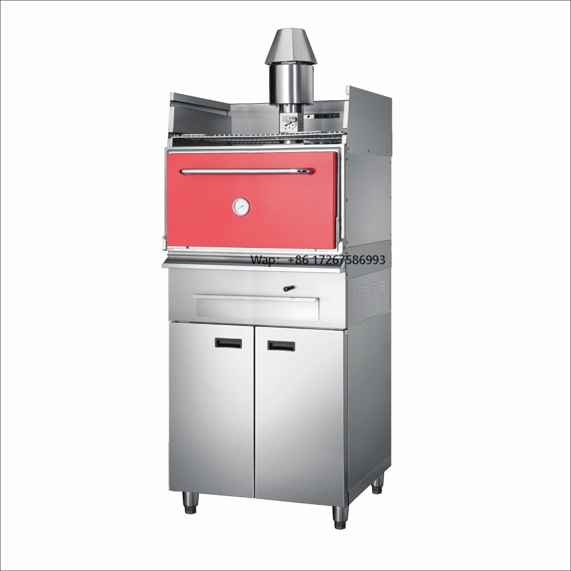 Commercial Kitchen Broiler - อุปกรณ์ครัวคุณภาพสูงสำหรับร้านอาหารและโรงแรม เตาบาร์บีคิวแบบใช้ถ่านพร้อมตู้เก็บของ