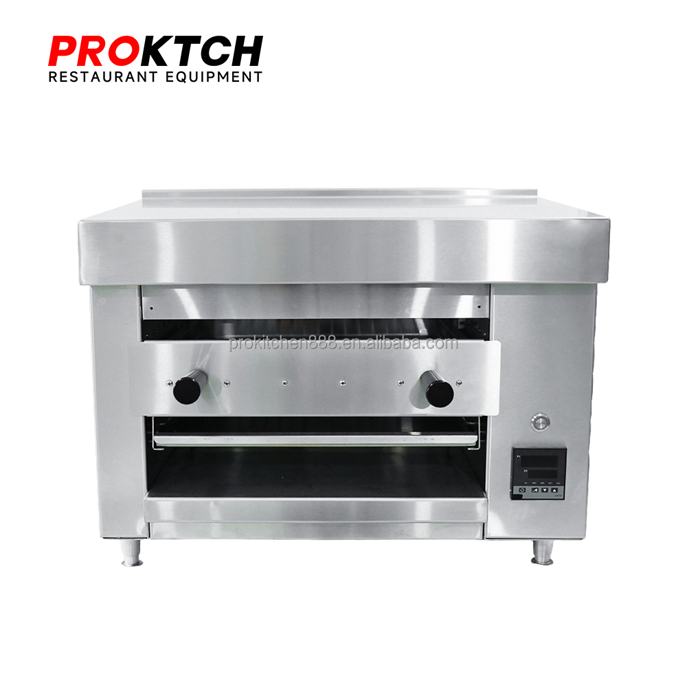 Commercial Kitchen Broiler - สเต็กโบริลเลอร์ 800 ℃ เตาย่างซาลาแมนเดอร์อุณหภูมิสูงสำหรับการปรุงอาหารรวดเร็ว อุปกรณ์ครัวเชิงพาณิชย์