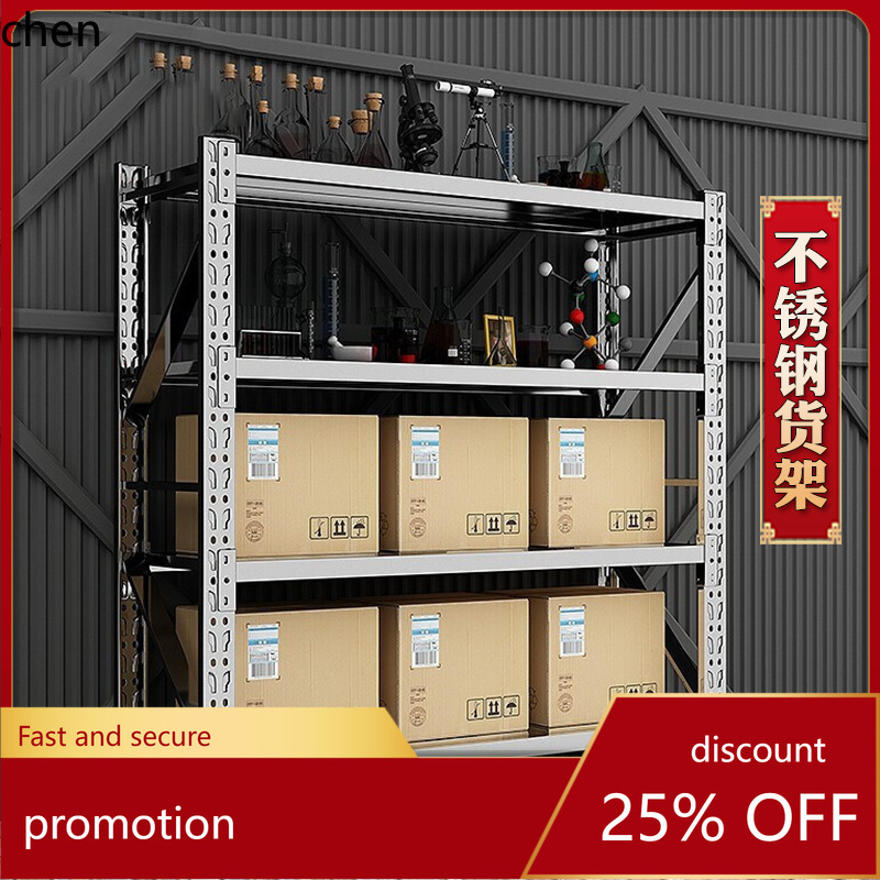 Commercial Kitchen Warehouse - ชั้นวางของสแตนเลสแบบหลายชั้นสำหรับห้องเย็นเชิงพาณิชย์ ห้องใต้ดิน ห้องครัว โกดัง โรงงาน ชั้นวางของสำหรับงานหนัก