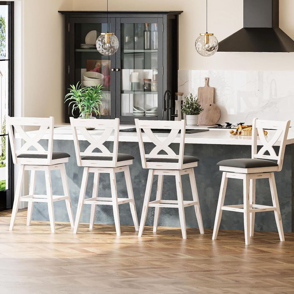 ชุดเก้าอี้บาร์หมุนได้ 2 ตัว สู - Commercial Kitchen Island บทวิจารณ์และราคา