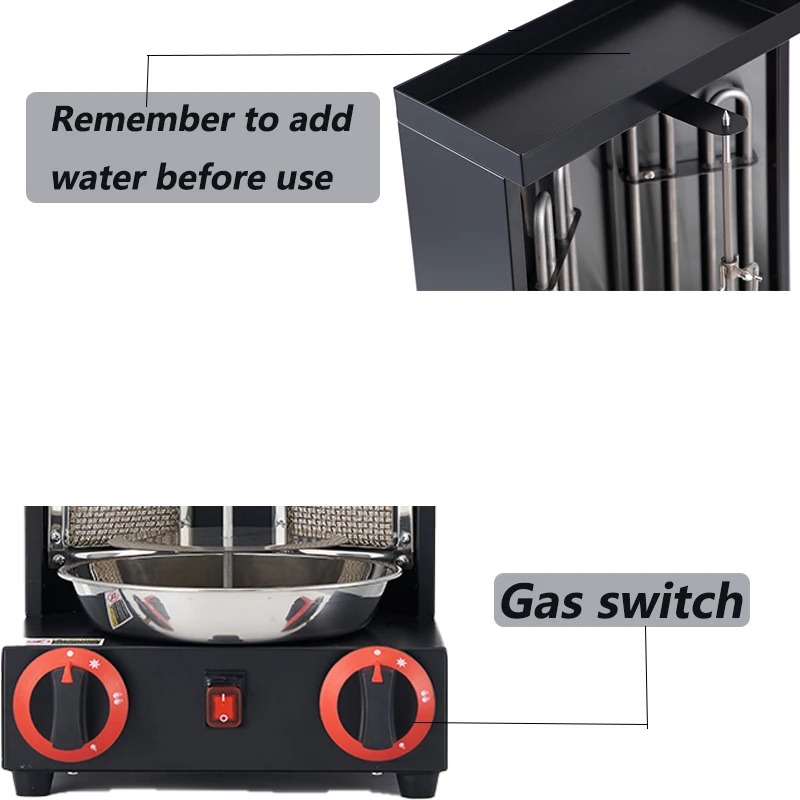 เตาอบย่างแบบหมุนแนวตั้งพร้อมท่ - Commercial Kitchen Broiler บทวิจารณ์และราคา