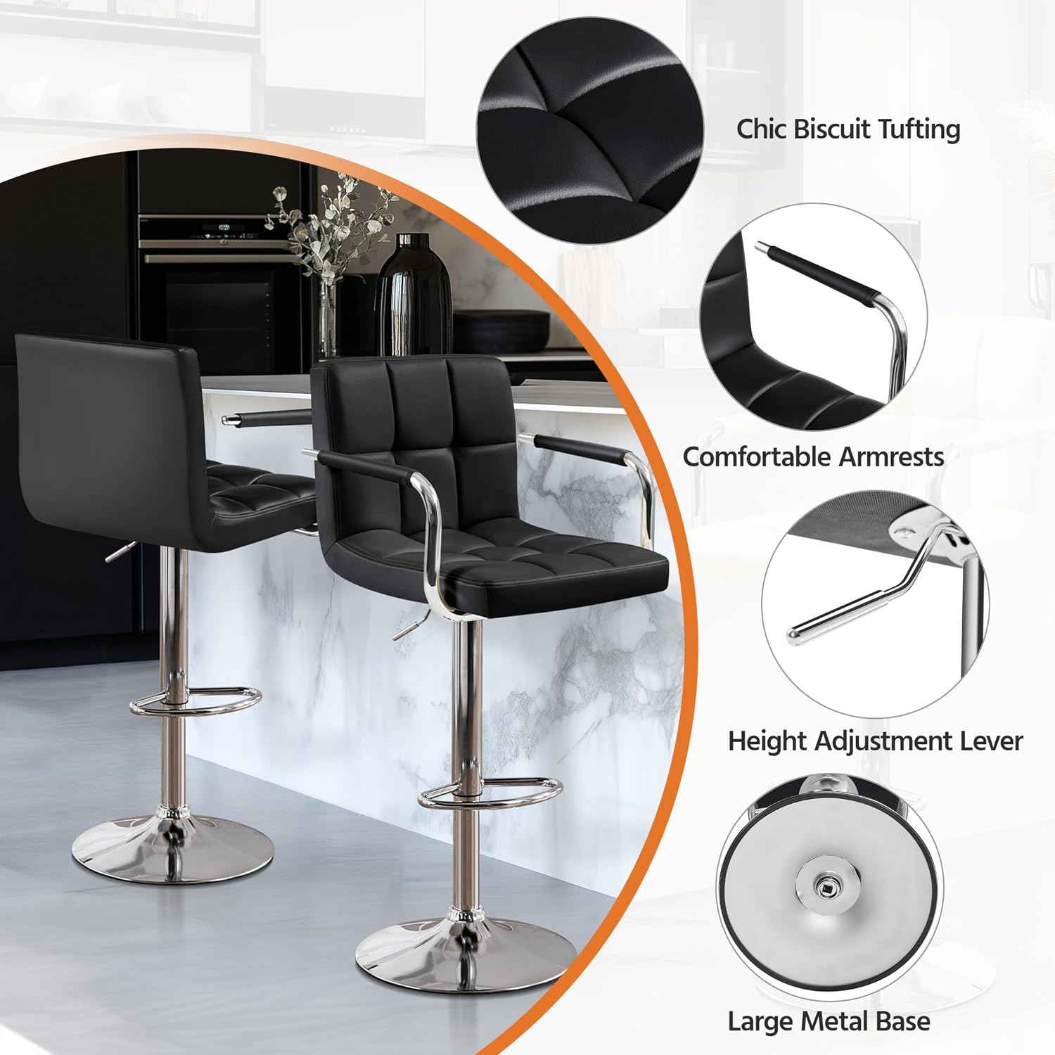 เก้าอี้บาร์ชุด 2 ตัว, เก้าอี้บ - Commercial Kitchen Island บทวิจารณ์และราคา