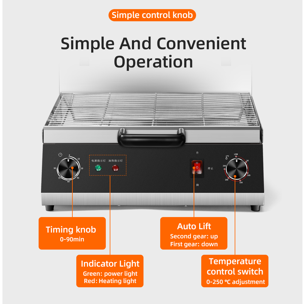 อุปกรณ์ครัวไฟฟ้าเชิงพาณิชย์สำห - Commercial Kitchen Broiler บทวิจารณ์และราคา