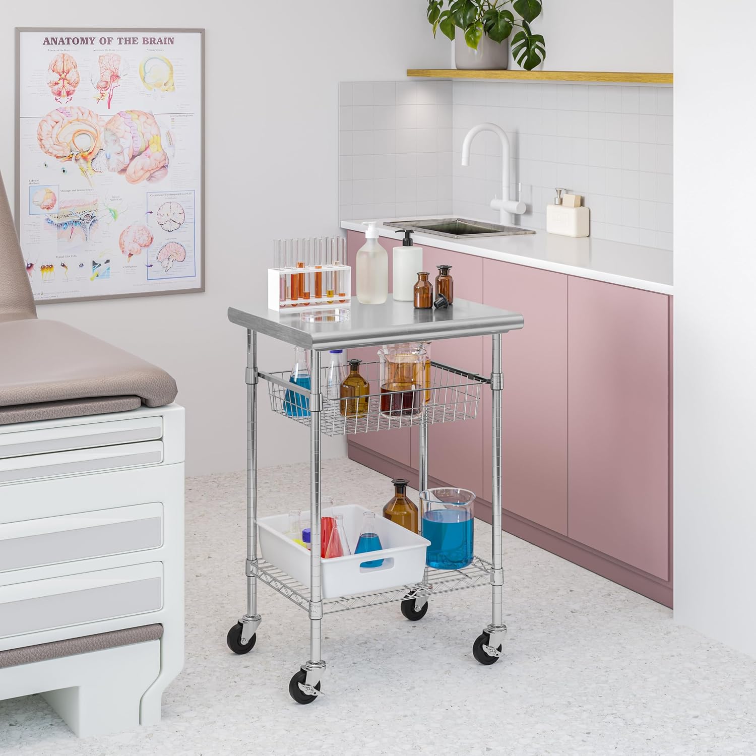 โต๊ะทำงานอเนกประสงค์แบบเคลื่อน - Commercial Kitchen Warehouse บทวิจารณ์และราคา