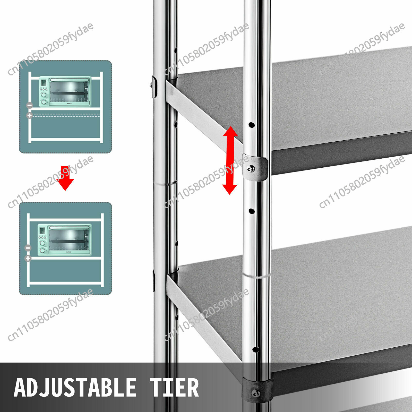 ชั้นวางของสแตนเลส 4 ชั้น สำหรั - Commercial Kitchen Warehouse บทวิจารณ์และราคา